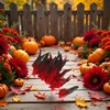 Clockjuan 50 piume rosse naturali per Carnevale Halloween Costume, artigianato,
