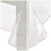 Soleil d'Ocre 853600 Cristal Square Tablecloth Transparent PVC Transparent 180