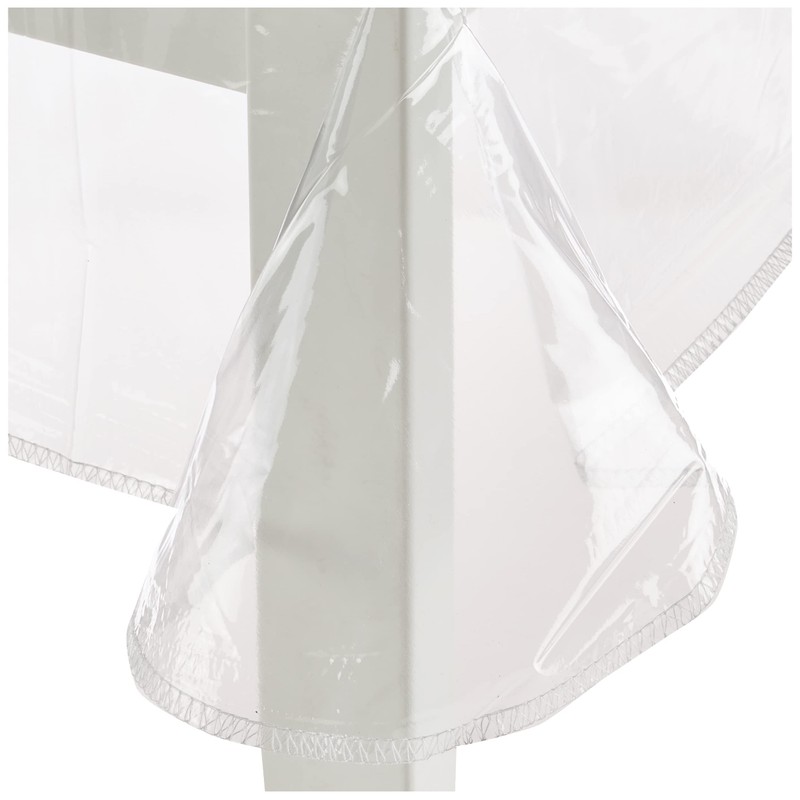 Soleil d'Ocre 853600 Cristal Square Tablecloth Transparent PVC Transparent 180