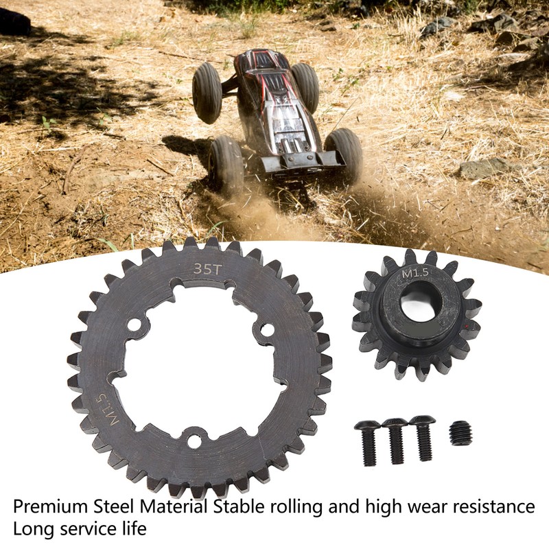 35T Spur Motor Gear Set Steel RC Spur Gear Pinion