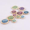 Wooden Buttons, 150 Pieces Buttons Handmade, 2 Holes Natural Wooden