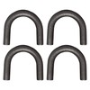 4 Pack 1/2" Thick Weld-on Steel D-Ring Rope Hook Chain