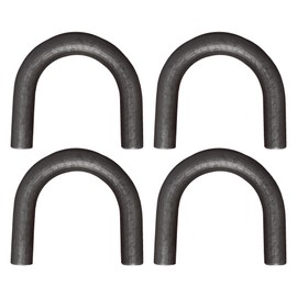 4 Pack 1/2" Thick Weld-on Steel D-Ring Rope Hook Chain Tie Down D Ring for Trucks Trailers (4)