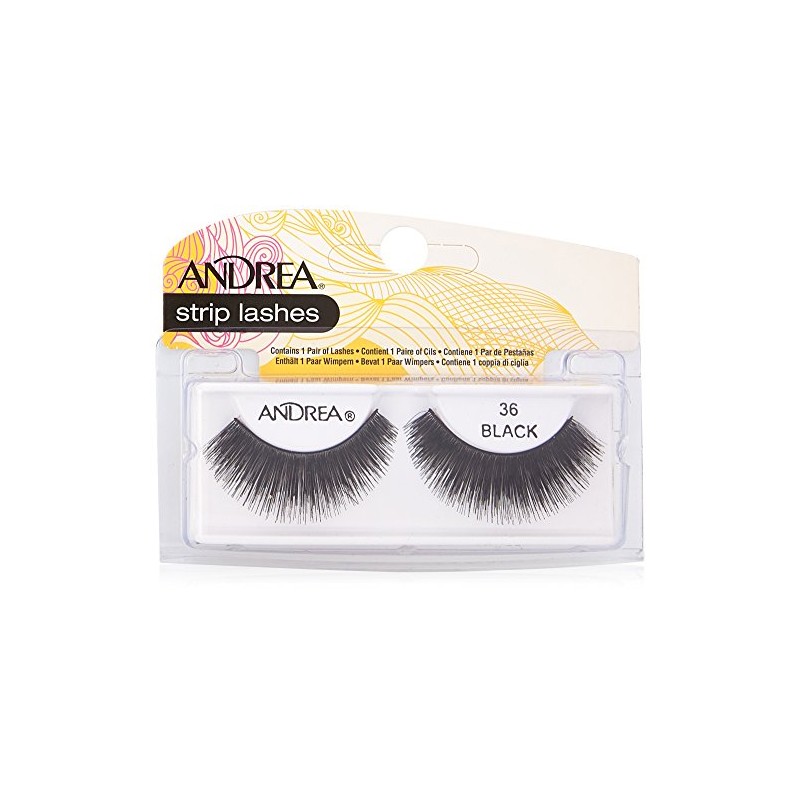 Andrea Style Eyelashes, 36 Black
