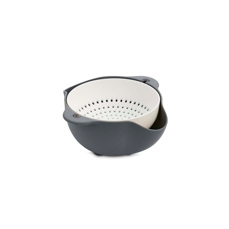 HIC Kitchen Rinse and Drain Colander Bowl, BPA Free