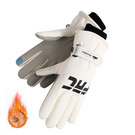 Vanolu Winter Gloves for Women Men, Touchscreen Cold Weather Gloves Windproof & Waterproof Gloves for Skiing Snowboarding and Cycling