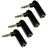 CESS L Shape Right Angle 3.5mm Male to Female Stereo