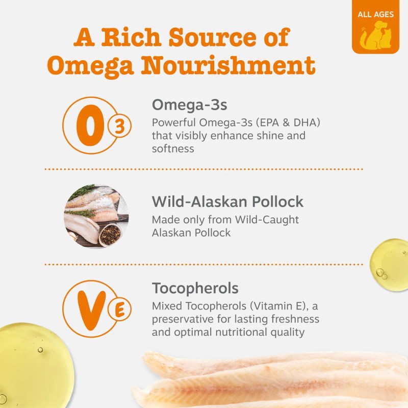 Aceite De Pescado Salvaje Para Perros Y Gatos Omega 3