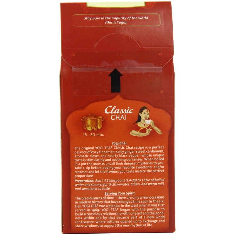 Yogi TEAS - AYURVEDIC Classic Chai Loose Tea 90gms (Pack