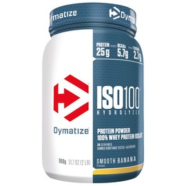 Dymatize ISO 100 Smooth Banana 900 g - Whey Protein Hydrolysat + Isolat Powder