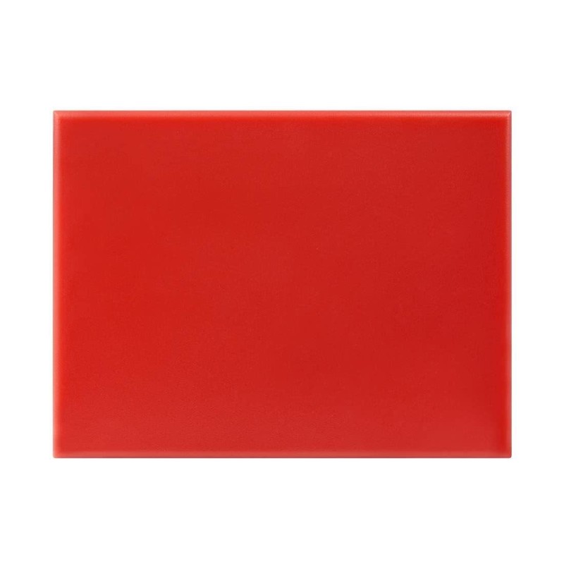 Hygiplas Chopping Board in Red - High Density - 12