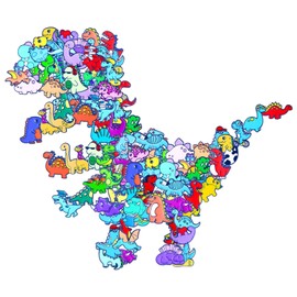 100 Pcs Dinosaur Enamel Pins Bulk Cute Backpacks Pins for Women Kawaii Animal Enamel Brooches Cartoon Badge for Christmas