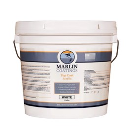 RV Roof Coating - Premium Acrylic Elastomeric Waterproof Sealant - Designed for Your RV, Camper, Trailer, Commercial Building…(White, 1 Gallon)