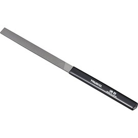 TRUSCO THI005-04 File Set Flat Oil Grain Total Length 8.4 inches (215 cm), Set of 5