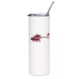 Eurocopter EC120 Stainless Steel Water Tumbler with straw - 20oz.