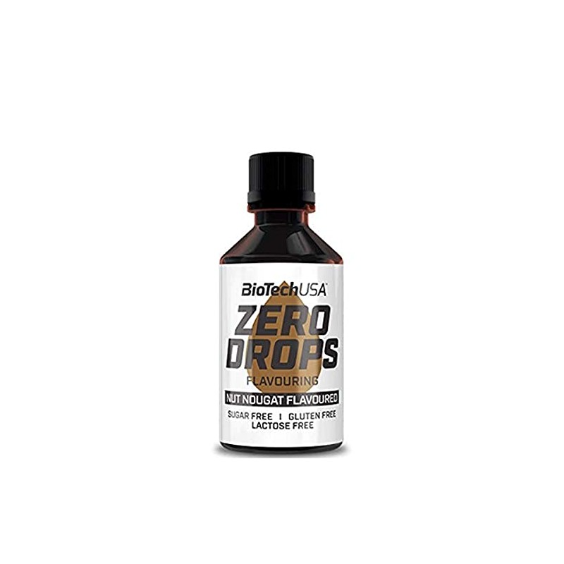 BioTechUSA Zero Drops, Nut Nougat, 65 g