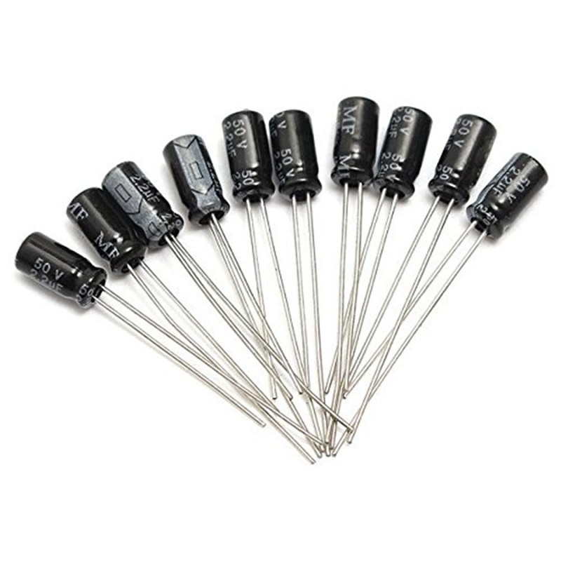 Electrolytic Capacitors Kit, Metal Capacitor Assorted Assortment Box Kit Set