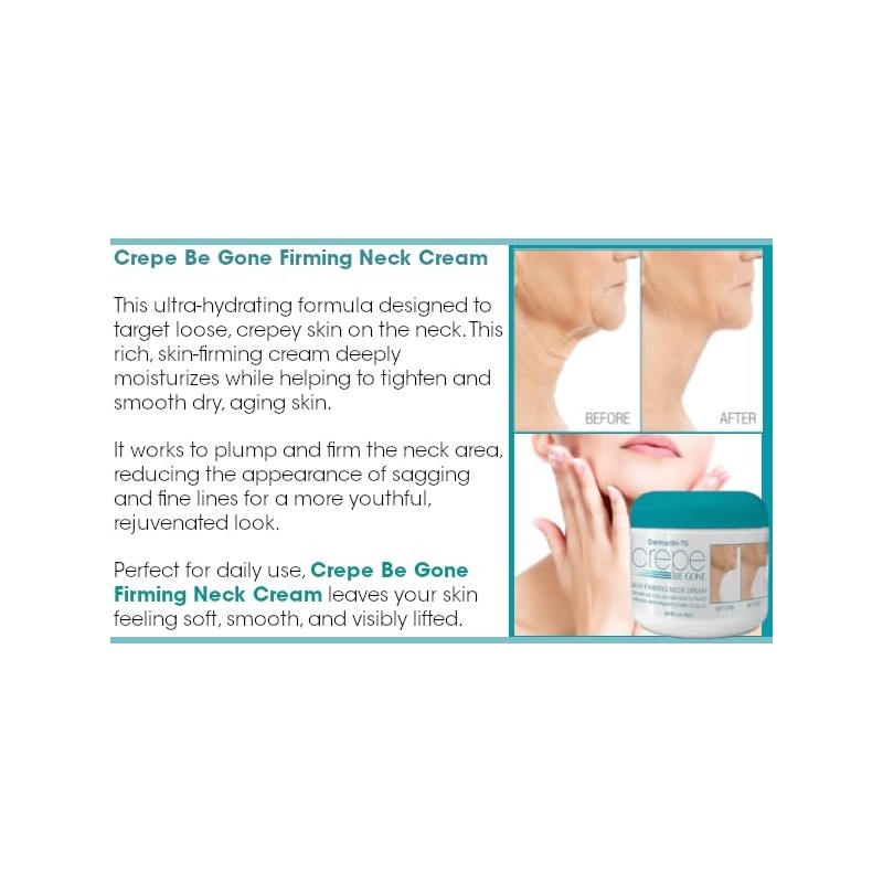 Dermactin Crepe Be Gon Firm Neck Cream / 더막틴 크레페