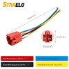 STARELO 10Amp 22MM 7/8'' Latching Push Button Switch 12V 1NO