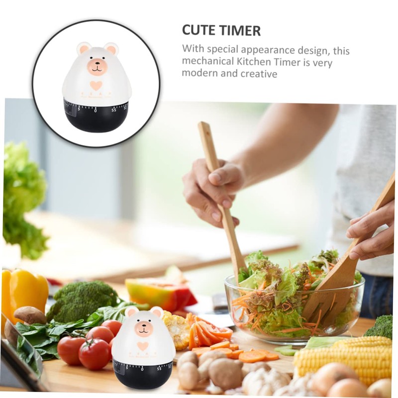 LIFKOME Mechanical Timer Egg Timer for Boiling Eggs Mini Cartoon