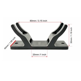 ODIER Bike Rear Wheel Holder for Roof Rack Truck Floor and Van Track Compatible with Tire Under 2.7 Inch (1)