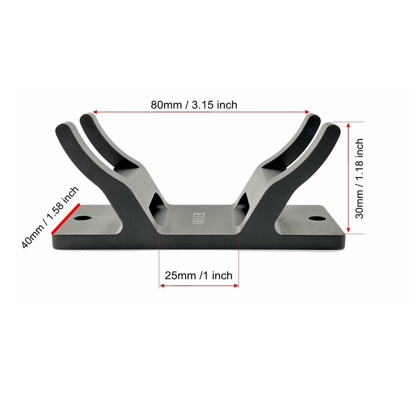 ODIER Bike Rear Wheel Holder for Roof Rack Truck Floor