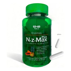 5h8 Nz Max 120 Capsulas Enzimas Digestiva Salud Digestivas Sin Sabor
