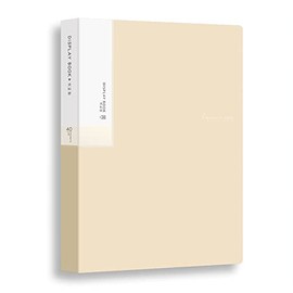 Presentation Book Binder with 40 Clear Plastic Sleeves - 40 Pockets A4 Portfolio Folder with Sheet Protectors Display 80 Pages for Documents Artwork Certificates Photos Reports - Yellow