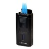 Lotus Duke Triple Torch Lighter with Cutter (Black Matte)