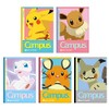Showa Note Pocket Monster Notebook, Campus Notebook, Dotted A-Ruled, Pack of 5, 119729003