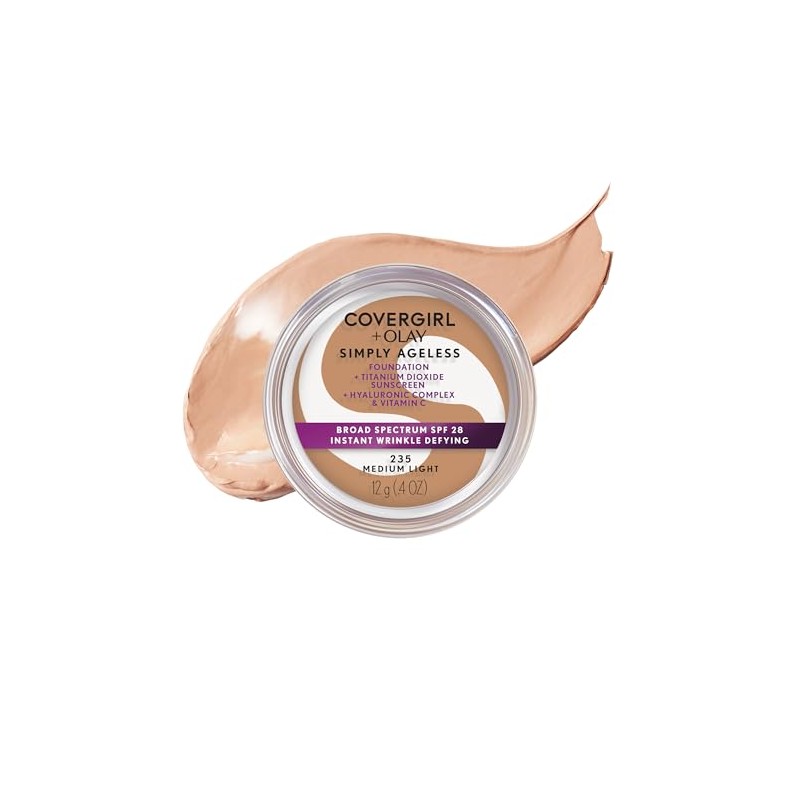 COVERGIRL & OLAY Simply Ageless Instant Wrinkle Defying Foundation, Medium