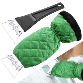 WILLBOND Ice Scraper with Glove Waterproof Ice Scrapers for Car Windshield No Scratch Comfortable Removal Snow Mitt Glove Windproof Warm for SUV Vehicle Truck Snow Quickly Removal