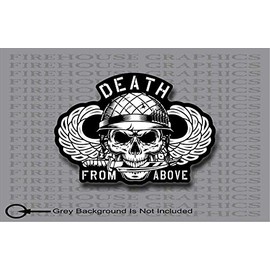 Airborne Division Death from Above Decal (5"x8")