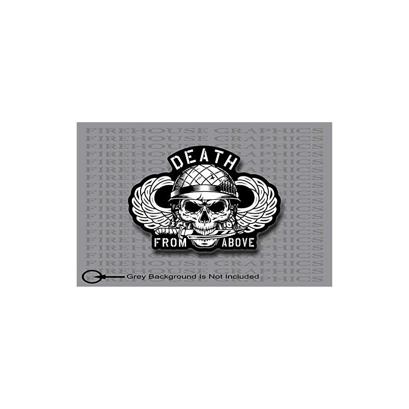Airborne Division Death from Above Decal (5"x8")