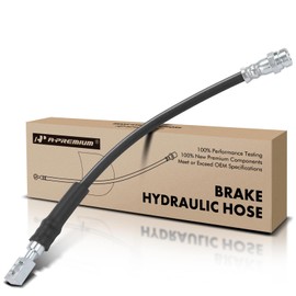 A-Premium Rear Driver or Passenger Brake Hydraulic Hose Compatible with Select Volkswagen Models - Golf/GTI 2015-2018, Golf SportWagen 2015-2017 - Replace# 5QM611775C, 5Q0611775F