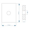 Slot Nut | Threaded Plate 20 x 13 x 5
