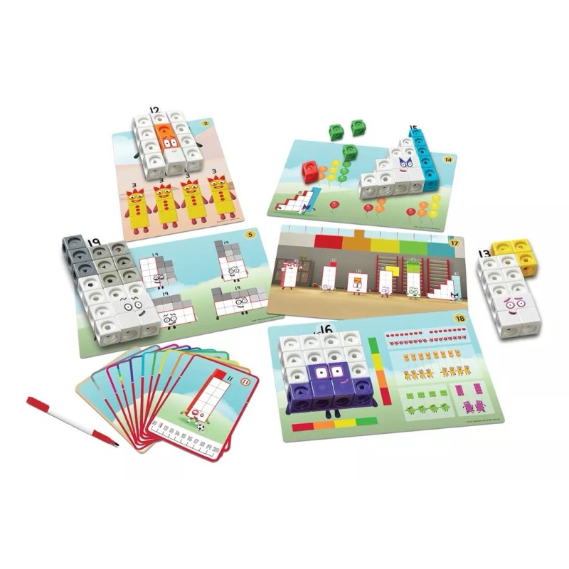 Hand2mind Set Del 11 - 20 Bloques Numberblocks Juguete Didáctico