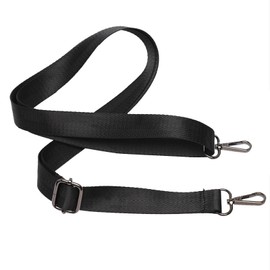 SZSL 59.1 inches (150 cm) Nylon Shoulder Strapless Padded Shoulder Belt for Camera Case, Business Bag, Sports Bag, Tool Bag, Guitar Bag, etc. Black Width 0.8 inches (20 mm)