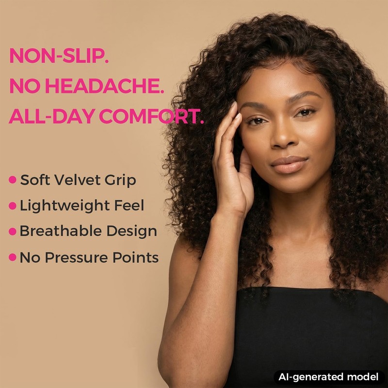 Labhairs Wig Grip Cap for Women, Lace Cap with 4x5