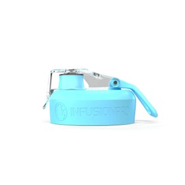 Infusion Pro Premium Fruit Infuser Water Bottle - 32 oz Top Screw On Lid Replacement with Silicone Seal - Black, Green, White, Teal, Pink