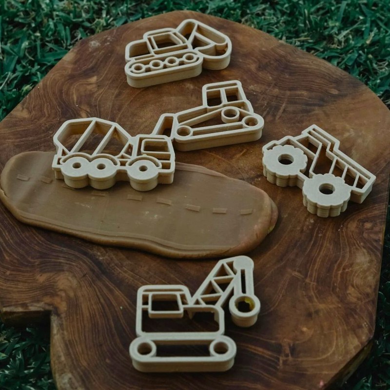 Kinfolk Pantry Cookie Cutter / Play Dough Cutters Construction (set