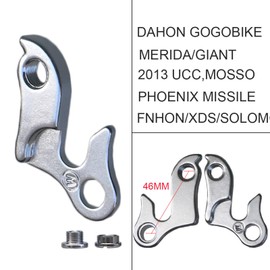 Pack of 2,GANOPPER Rear Derailleur Hanger Tail Hook for Trek, Armden, Schwinn, Fuji, NCM, SE Racing, Mongoose Bikes etc., Universal Bike Tail Hook ,Dropout