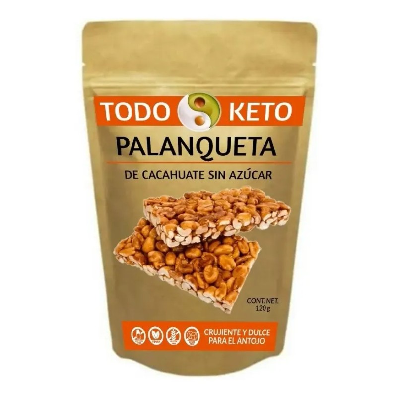 Keto Palanqueta De Cacahuate Sin Azúcar