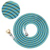 QWORK 6-Ft Braided Airbrush Hose with G1/8 to G1/4 Adapter,