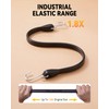 Rubber Bungee Cords with Standard S Hooks Heavy-Duty Black Tie