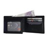 MORUCHA Black Tap-&-Go RFID Wallet, Soft Cowhide Leather Passcase Wallets,