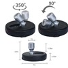 BERGUSTCH Battery Powered LED Spotlight, Wall Picture Lights, Indoor Uplighting,