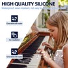 Klavierführer für Anfänger,Abnehmbare Klaviertastatur Etiketten Klaviertastatur-Notenetiketten aus Silikon Wiederverwendbar für