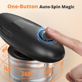 Syaws Electric Can Opener，Automatic Can Openers with Smooth Edge,Hands Free can opener for Seniors,Children and Arthritic,One Touch Design,Battery Powered