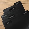 Mr. Pen- Black Plastic File Folders Letter Size, 6 Pack,